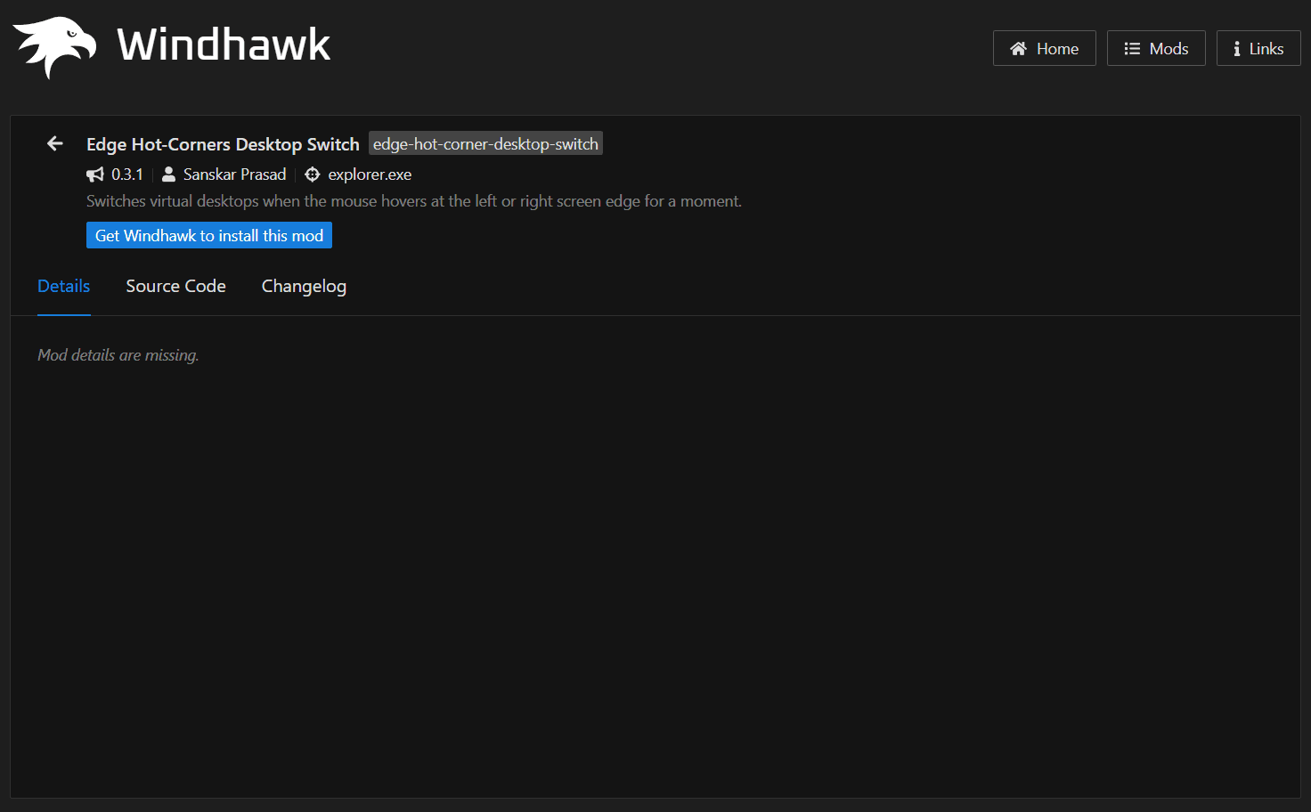 Edge Hot-Corners Desktop Switch